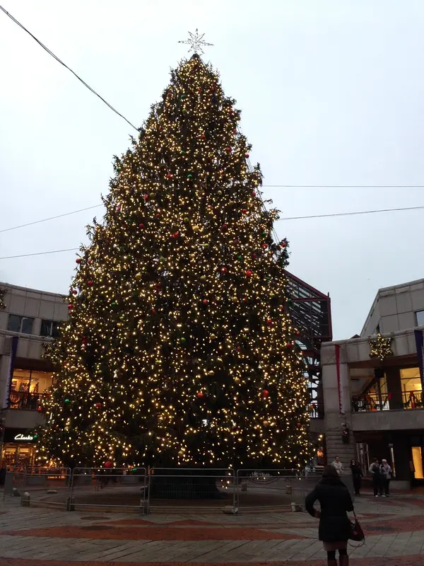 Christmas tree at Faneuil Hall Marketplace