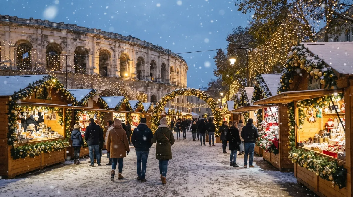 Marché de Noël de Nîmes, Nîmes