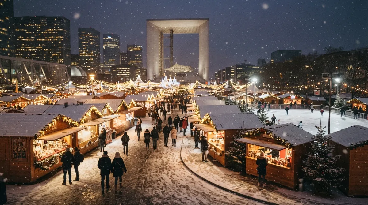 Marché de Noël Paris La Défense, Puteaux