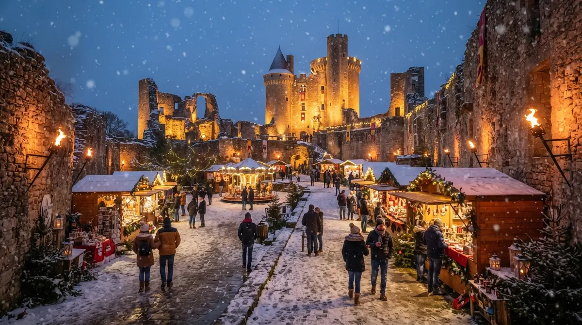 Marché de Noël au château de Tiffauges, Tiffauges
