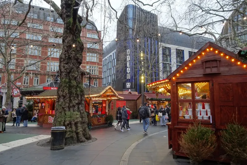 Leicester Square Christmas market