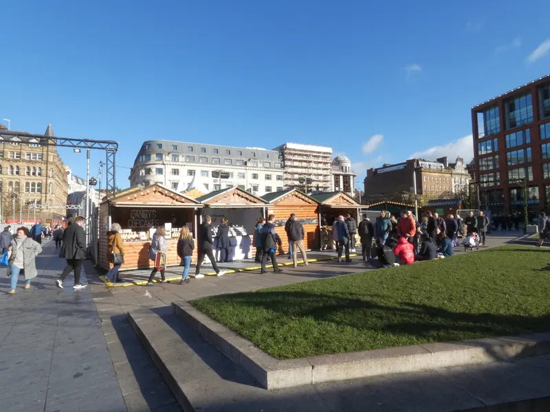 Piccadilly Gardens Christmas market