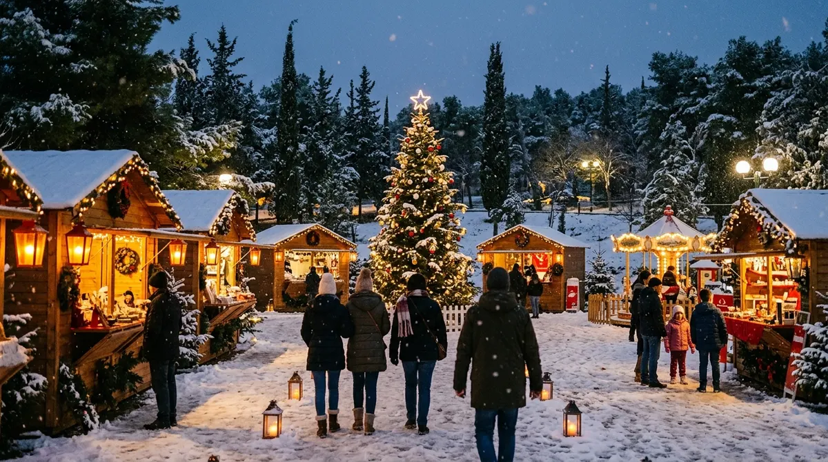 Βιωματικό Χριστουγεννιάτικο Χωριό στο Paradise Park, Αθήνα
