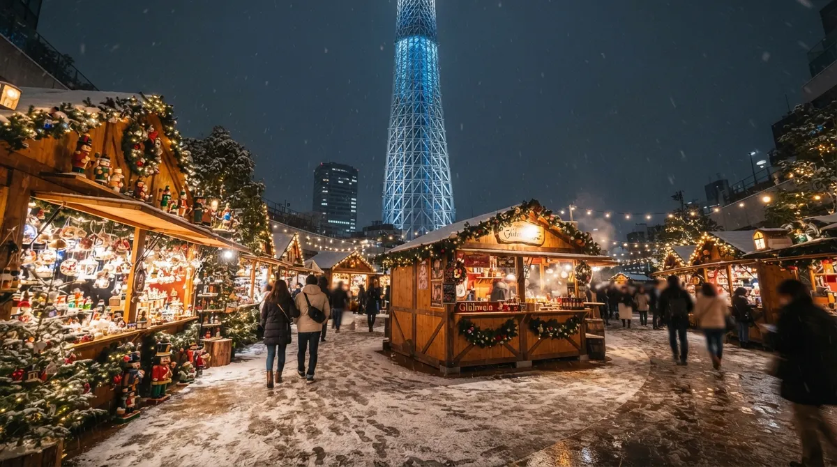 Picture Book Christmas Market at Tokyo Skytree Town, Tokyo