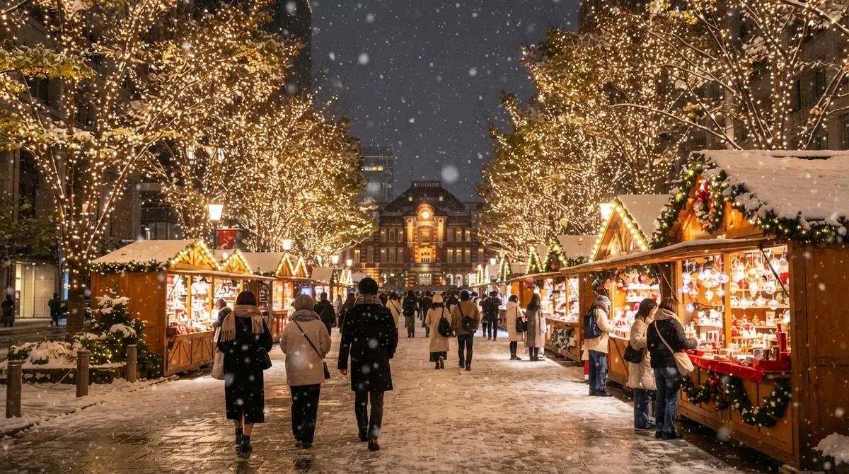 Marunouchi Street Park Winter Christmas Market, Tokyo
