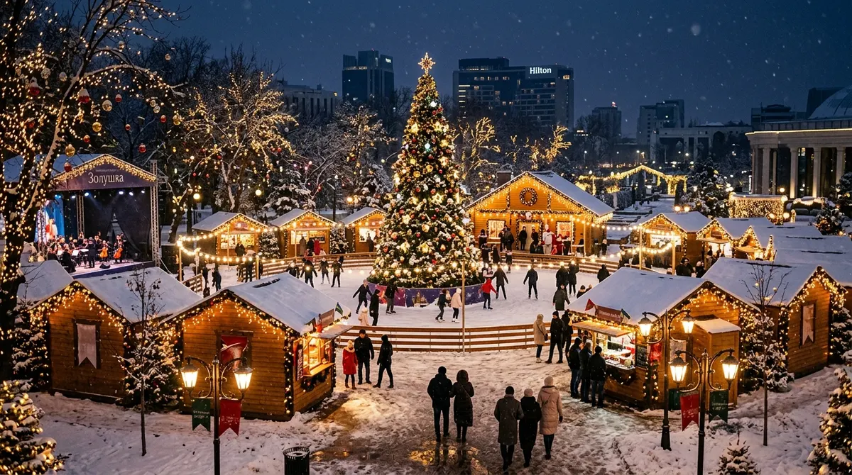 Новогодний Tashkent City Park, Ташкент